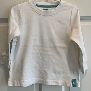 Gymboree white long sleeve knit shirt 18-24m